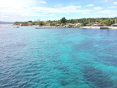 Filippijnen, Cebu, Ormoc pier, zee, water, scenics, ingebouwde structuur