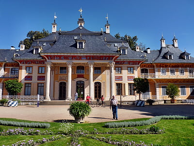 castle pilnitz, dresden, baroque