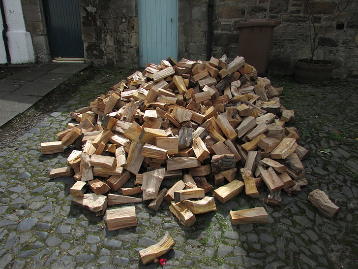 дървен материал, дървен стълб, дърва за огрев, дървен материал, стека, дървен материал, регистър