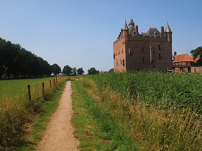 Замок, средние века, Крепость, исторические, Нидерланды, историческое здание, Памятник