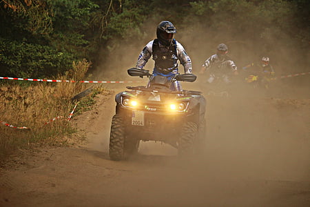 motocross, enduro, quad, atv, sand, dust, motocross ride