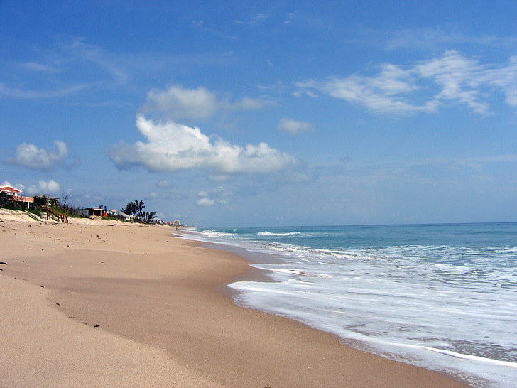praia, Florida, oceano, férias, Praia Flórida, Costa, Costa