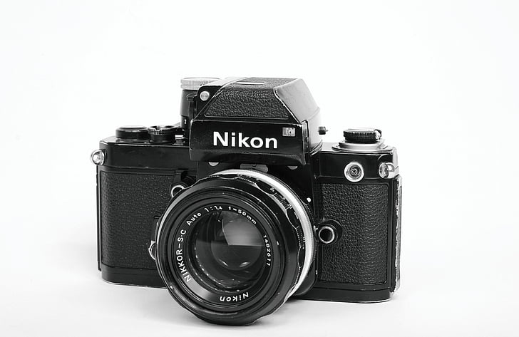 kaamera, tehnika, klassikaline, retro, Nikon, kaamera - fotoseadmete, seadmed