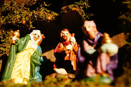 Ziemassvētki, bērnu gultiņa, Advent, eņģelis, Jēzus bērns, Santon, svētku dienas