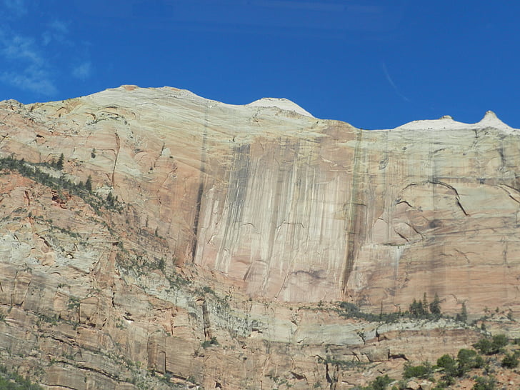 sandsten, Zion, nationella, Park, Utah, resor, naturen