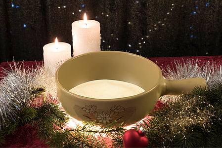 Vianoce, jesť, fondue, syrové fondue, syr, Kuchyňa