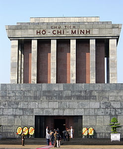 Mausoleul, mormânt, Hanoi, Monumentul, celebra place, arhitectura, oameni