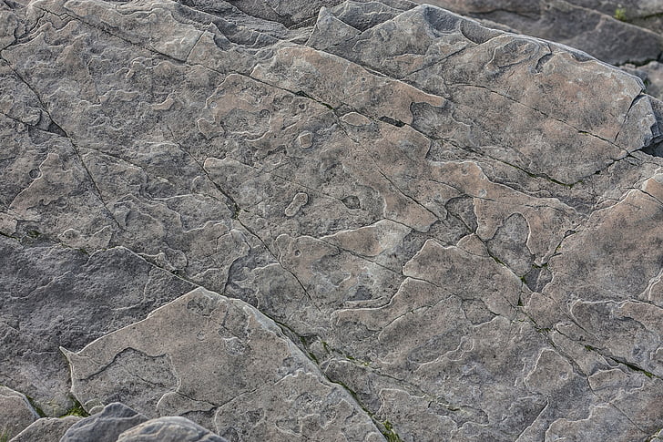 rocha, textura, pedra, superfície, material, áspero, cinza