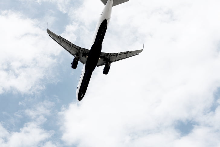 αεροπλάνο, αεροπορική εταιρεία, ταξίδια, το ταξίδι, μπλε, ουρανός, πτήση