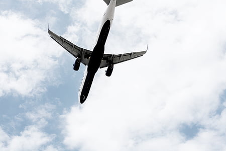 αεροπλάνο, αεροπορική εταιρεία, ταξίδια, το ταξίδι, μπλε, ουρανός, πτήση