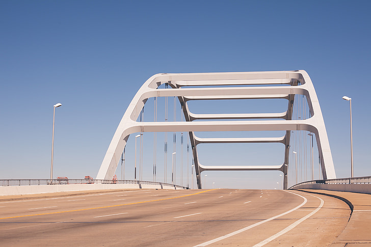 Puente de la suspensión, puente, carretera, arquitectura, Estados Unidos, Nashville, transporte