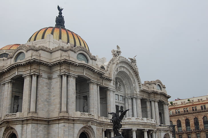 궁전, 아키텍처, 멕시코, 박물관, 대리석, 관광