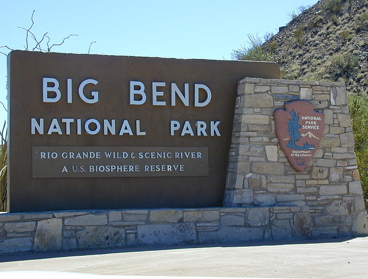 Parco nazionale di Big bend, Stati Uniti, Stati Uniti d'America, ingresso, America