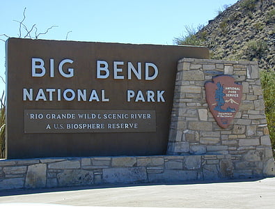 Parco nazionale di Big bend, Stati Uniti, Stati Uniti d'America, ingresso, America