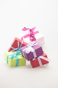 sorpresa, regals, paquets, fet, bucle, bucle de paquet, Nadal