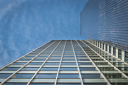 architecture, skyscraper, glass facades, modern, facade, sky, building