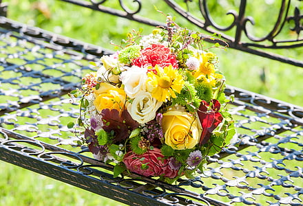 wedding, flowers, bridal bouquet, wedding bouquet, bouquet, decoration, romance
