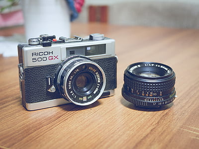 fotocamera, SLR, DSLR, lente, vintage, Foto, fotografia