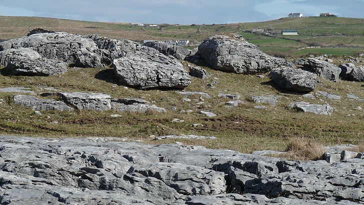 Irlandia, skały, krajobraz, Natura