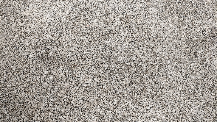 floor, rock, concrete floor, exterior, small rocks, pattern, rough