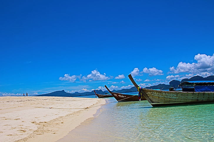 ön, Krabi, Thailand, stranden