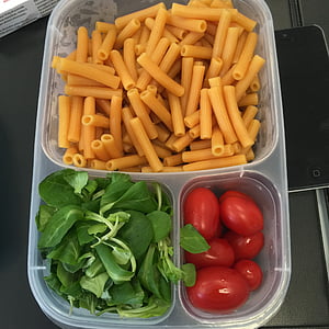 Bento, Mittagessen im Büro, Tomaten, Gemüse