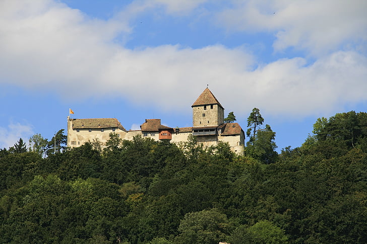 hrad, pevnost, Švýcarsko, Evropa