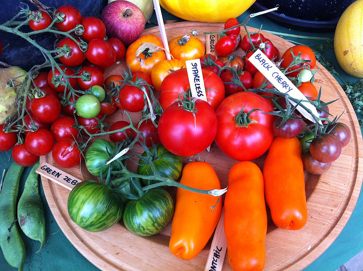 zelenina, hrad hex, paradajky