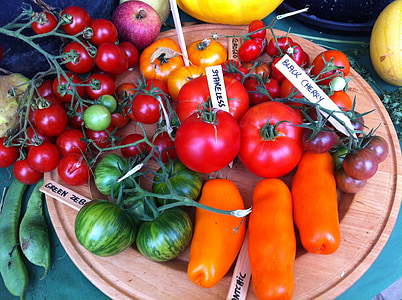 Gemüse, Burg-hex, Tomaten