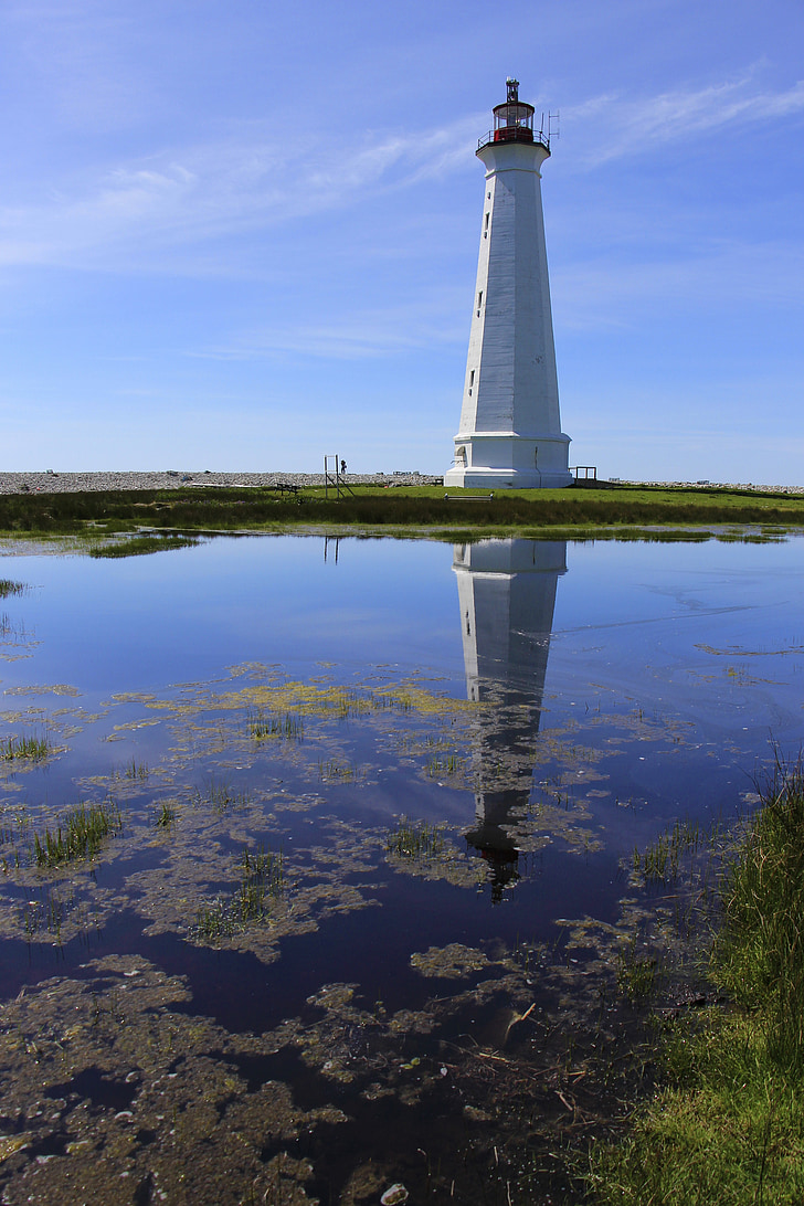 Cape, Lighthouse, rannikul, Ocean, maastik, Landmark, rannajoon