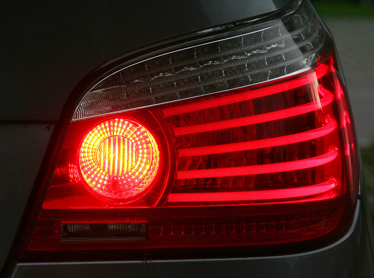 phanh ánh sáng, tiêu điểm, BMW, đuôi đèn, phía sau sương mù nhẹ, đèn sương mù, tự động