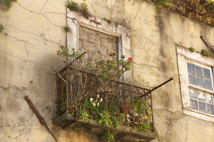 old house, lapsed, decay, building, window