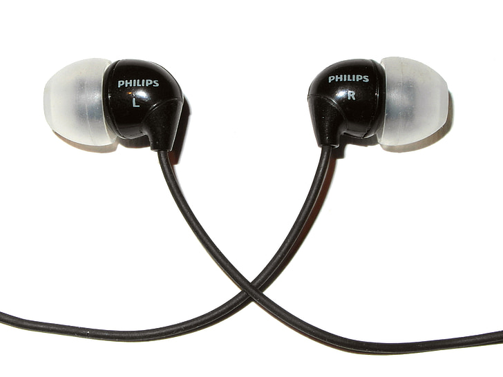 ørepropper, hovedtelefoner, in-ear-hovedtelefoner, Philips hovedtelefoner, musik, lytter, Audio