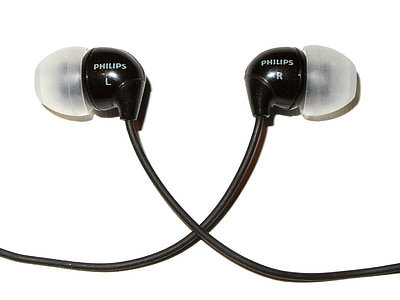 earplugs, headphones, in-ear headphones, philips headphones, music, listening, audio
