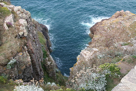 Cliff, Ocean, Atlanterhavet, Cap fréhel, havet, kystlinje, natur