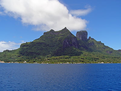 bora bora, french, polynesia, society, island, tropical, lagoon