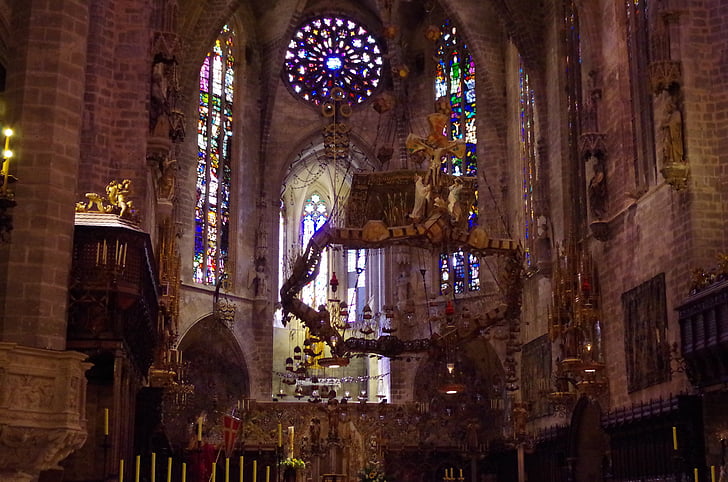 Cathedral, Palma de mallorca, altar, lõbus