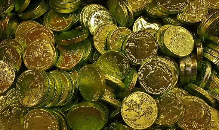 coins, gold, golden, bounty, riches, rich, treasure