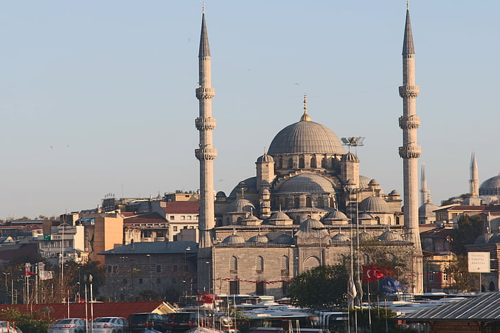 vacances, Turquia, Haga sofia, minaret de la, Museu, cúpula, edifici de cúpula