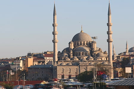 wakacje, Turcja, Haga sofia, Minaret, Muzeum, Kopuła, kopuły budynku