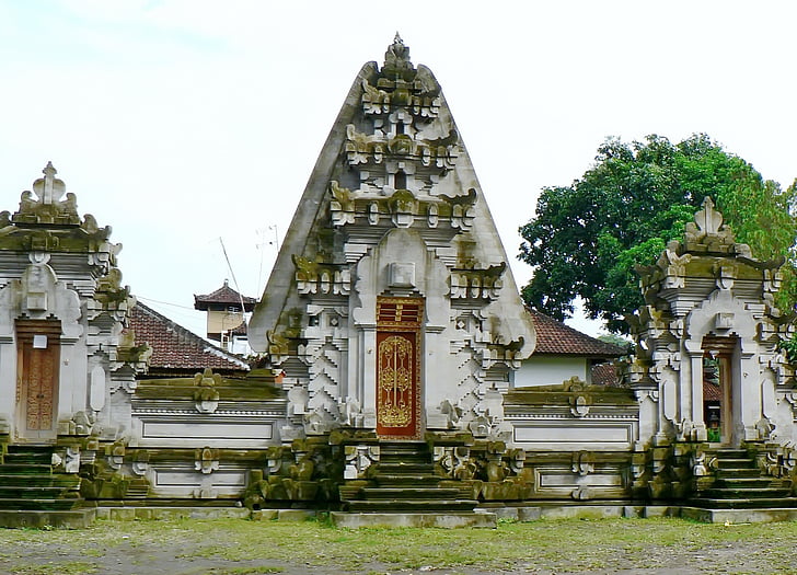 Indonésie, Bali, pagode, sculptures, statues, religion, architecture
