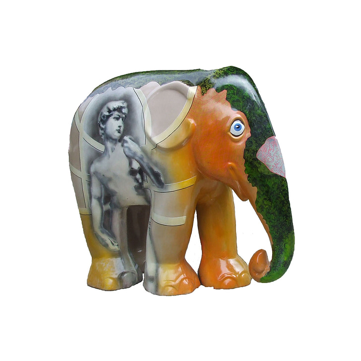 Elephant parade trier, elefant, kunst