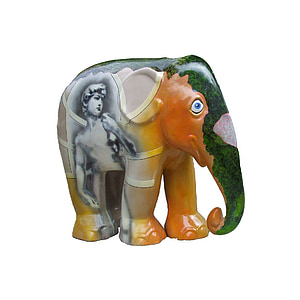 слон парад Трир, слон, изкуство