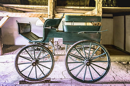 coach, wooden coach, horse drawn carriage, old coach, wagon, means of transport, nostalgia