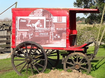 wagon, Coca-Cola, boerderij van het pataia, Punta del este