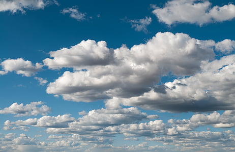 Panorama, bulutlar, gökyüzü, mavi, Beyaz, manzara, doğa