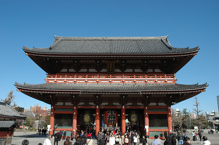 храм., Японія, Храм, дах, Орнамент даху
