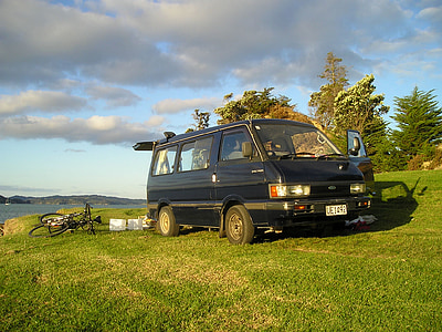 new zealand, travel, bus, ford, holiday, off-Road Vehicle, 4x4
