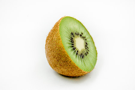 Kiwi, frukt, vitaminer, sunn mat, halvparten, grønn, frisk
