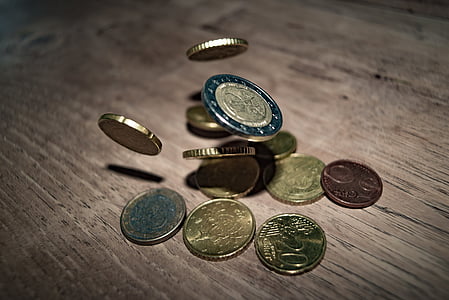 банкиране, Бизнес, цент, затворен - горе, монети, колекция, търговия